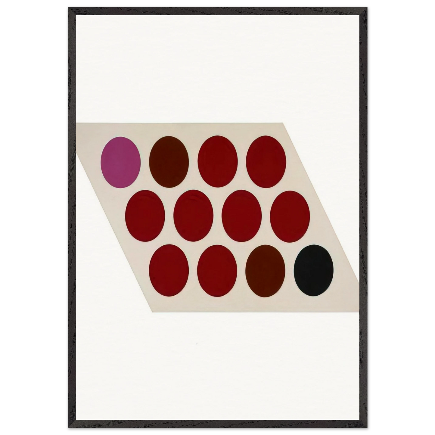 Untitled - 1965 N7 - Thomas Downing Framed Art Print – Black Wooden Frame - Default Title - -Framed Art Print