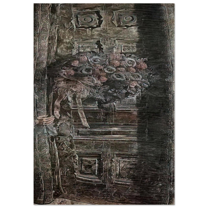 THE DOOR 1941 - Ivan Albright Brushed Aluminum Print - 70x100 cm / 28x40 inches | Ivan Albright Aluminum Print | Ivan Albright Prints