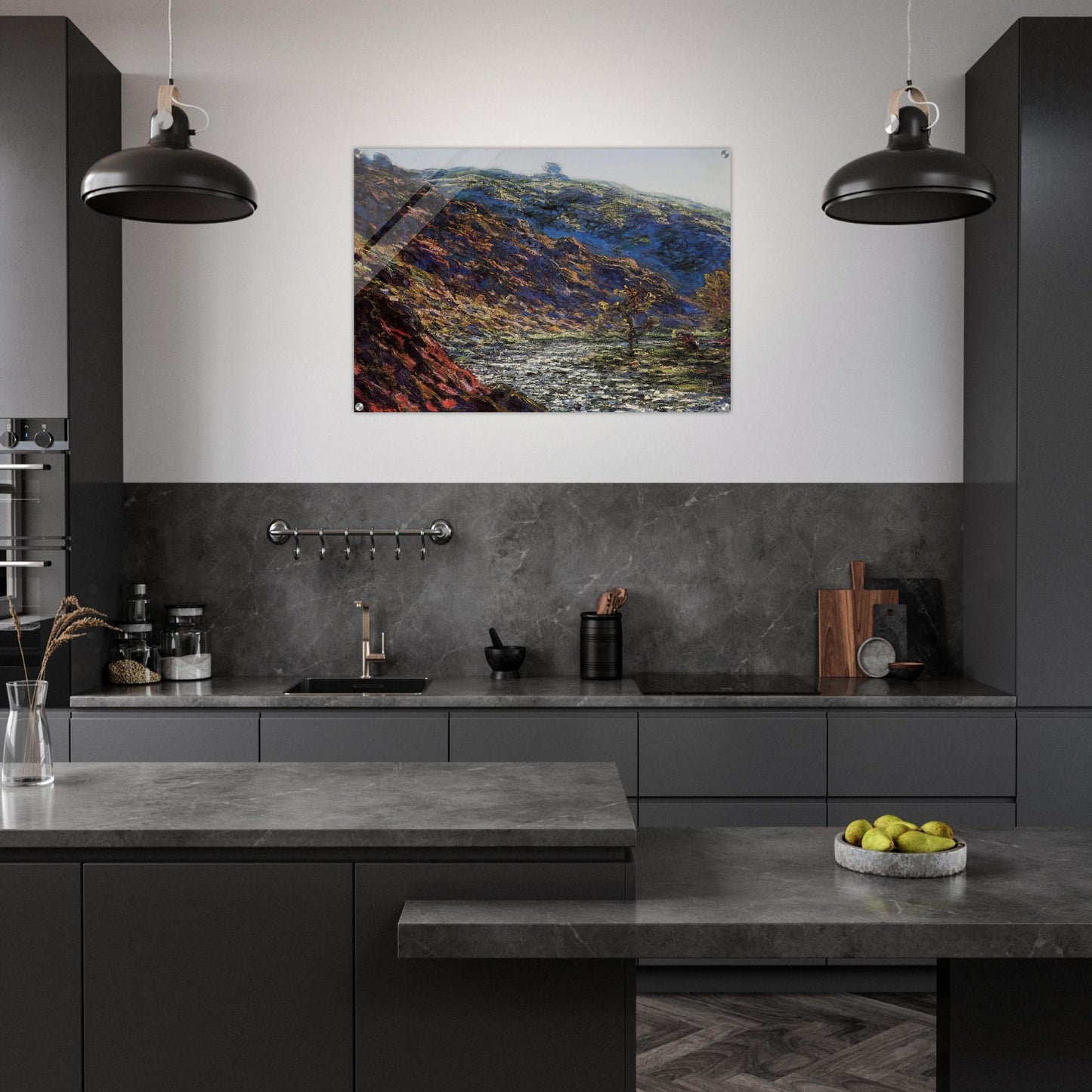 The Old Tree, Gorge of the Petite Creuse - claude monet Acrylic Print - 70x100 cm / 28x40″ inches