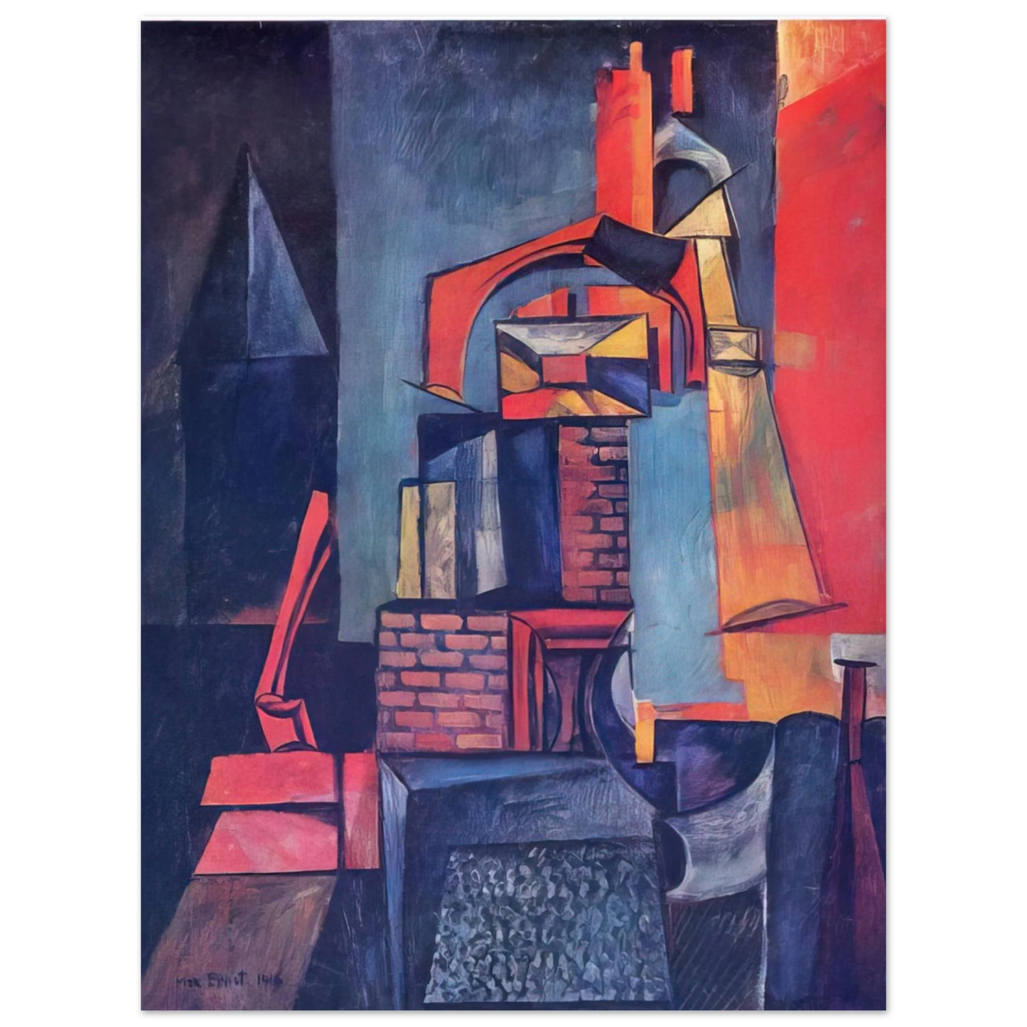 Max Ernst - Towers Fine Art Poster - Default Title