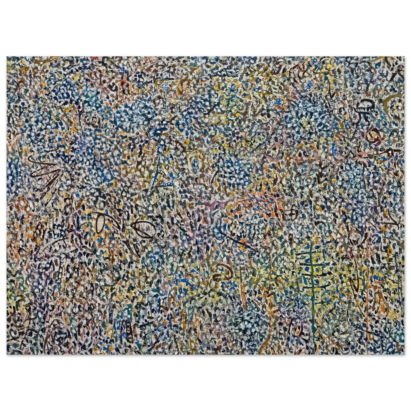 Richard Pousette-Dart - Presence Amaranth Garden - 1974 Fine Art Poster - Default Title