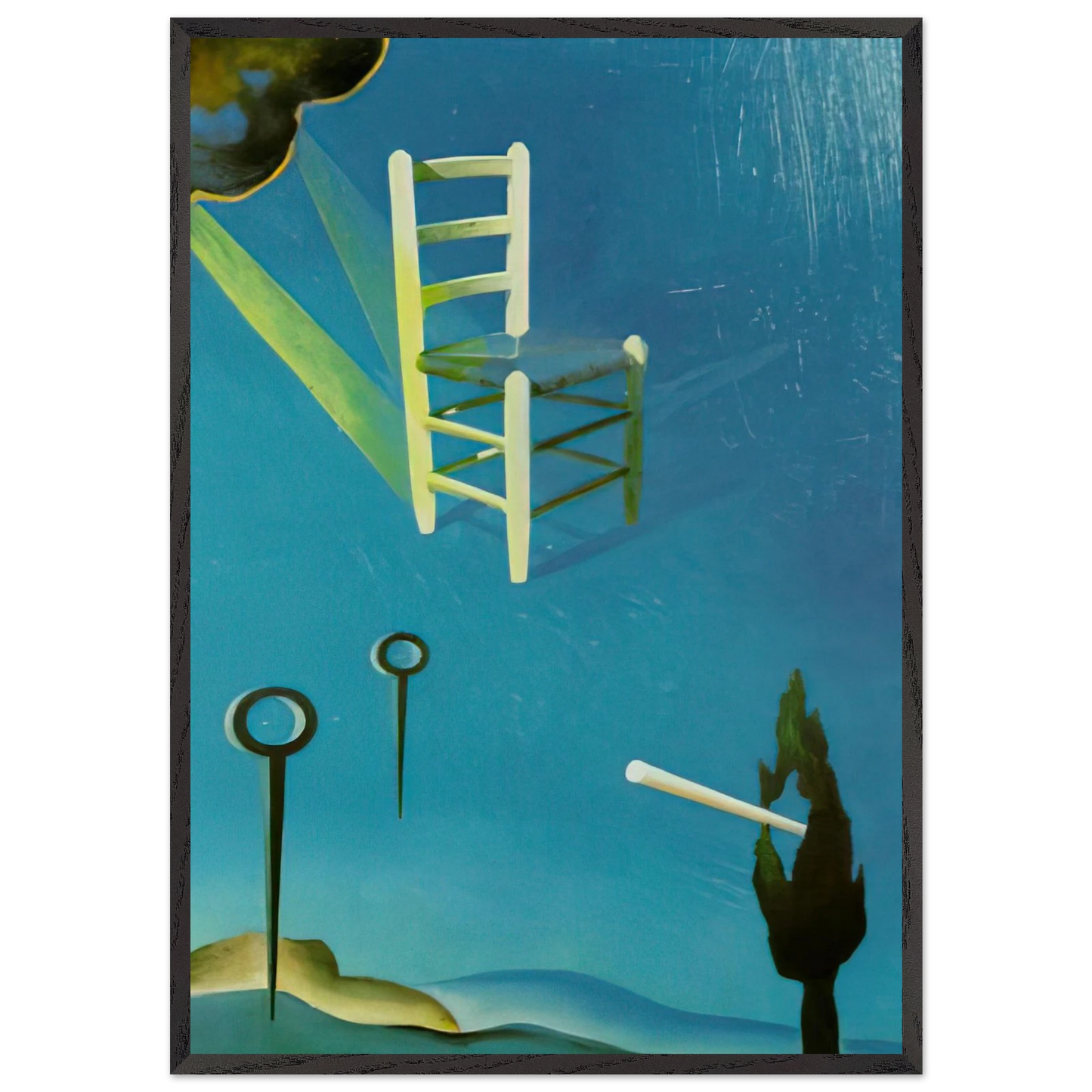 THE CHAIR 1 - Salvador Dali Framed Art Print – Black Wooden Frame - Default Title - -Framed Art Print
