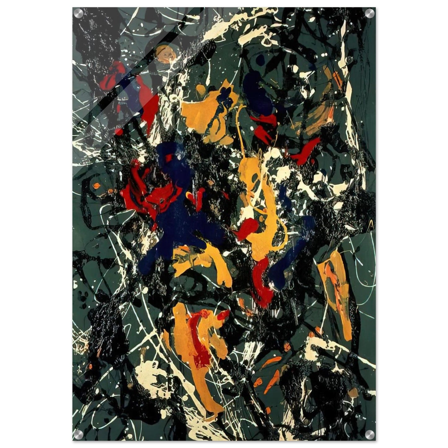 NUMBER 3 1948 - Jackson Pollock Acrylic Print - 70x100 cm / 28x40″ inches