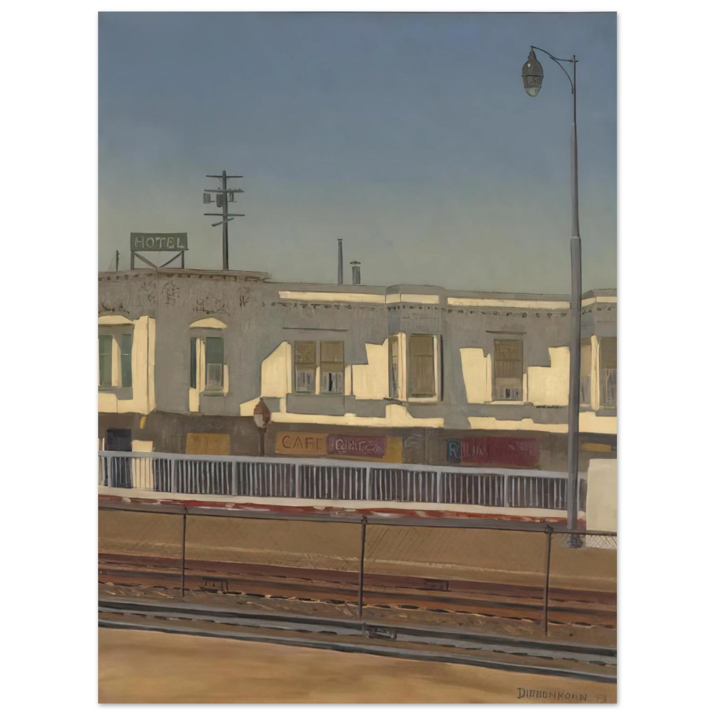 Richard Diebenkorn - Palo Alto Circle Fine Art Poster - Default Title