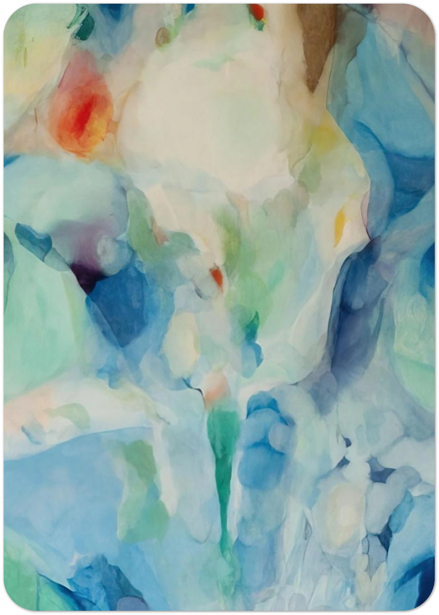 Before Songs By Alice Baber Pack of 10 Post Cards | Alice Baber Post Cards | A6 (10.5 x 14.8 cm) - 4.1 x 5.8 inches