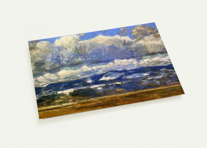 Over the Great Divide By Childe Hassam Pack of 10 Post Cards | Childe Hassam Post Cards | A6 (10.5 x 14.8 cm) - 4.1 x 5.8 inches