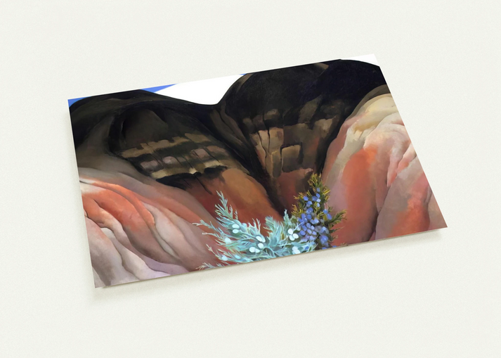 Black Hills with Cedar By Georgia O'Keeffe Pack of 10 Post Cards | Georgia O'Keeffe Post Cards | A6 (10.5 x 14.8 cm) - 4.1 x 5.8 inches