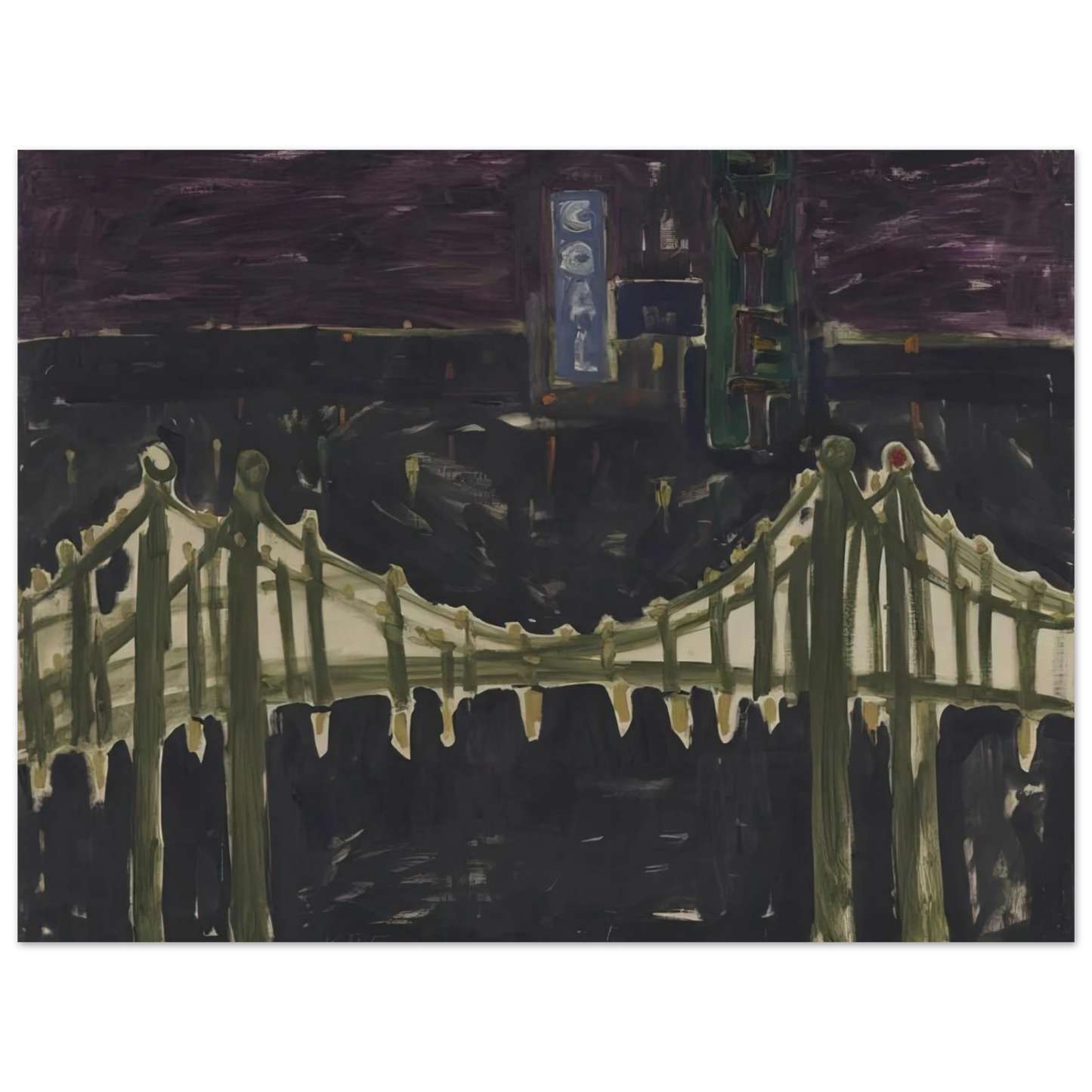 Allan Kaprow - George Washington Bridge Fine Art Poster - Default Title