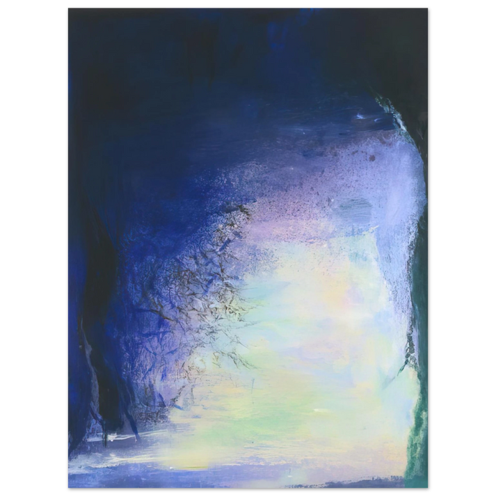Zao Wou-Ki - AFTER THE ECLIPSE 11 AUGUST 99 1999 75x100 cm / 30x40inches Fine Art Poster