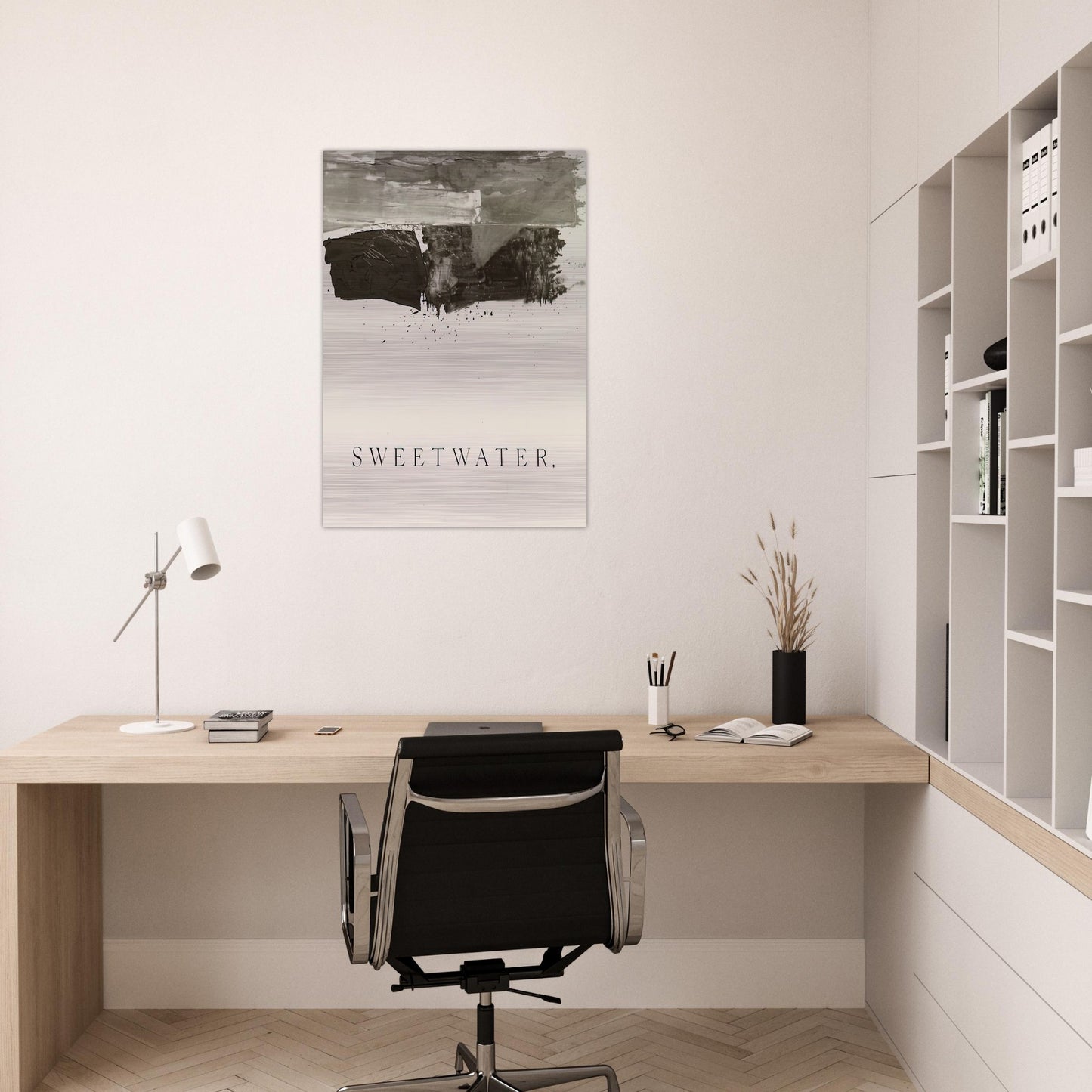 SWEETWATER 1959 - Edward Ruscha Brushed Aluminum Print - 70x100 cm / 28x40 inches | Edward Ruscha Aluminum Print | Edward Ruscha Prints