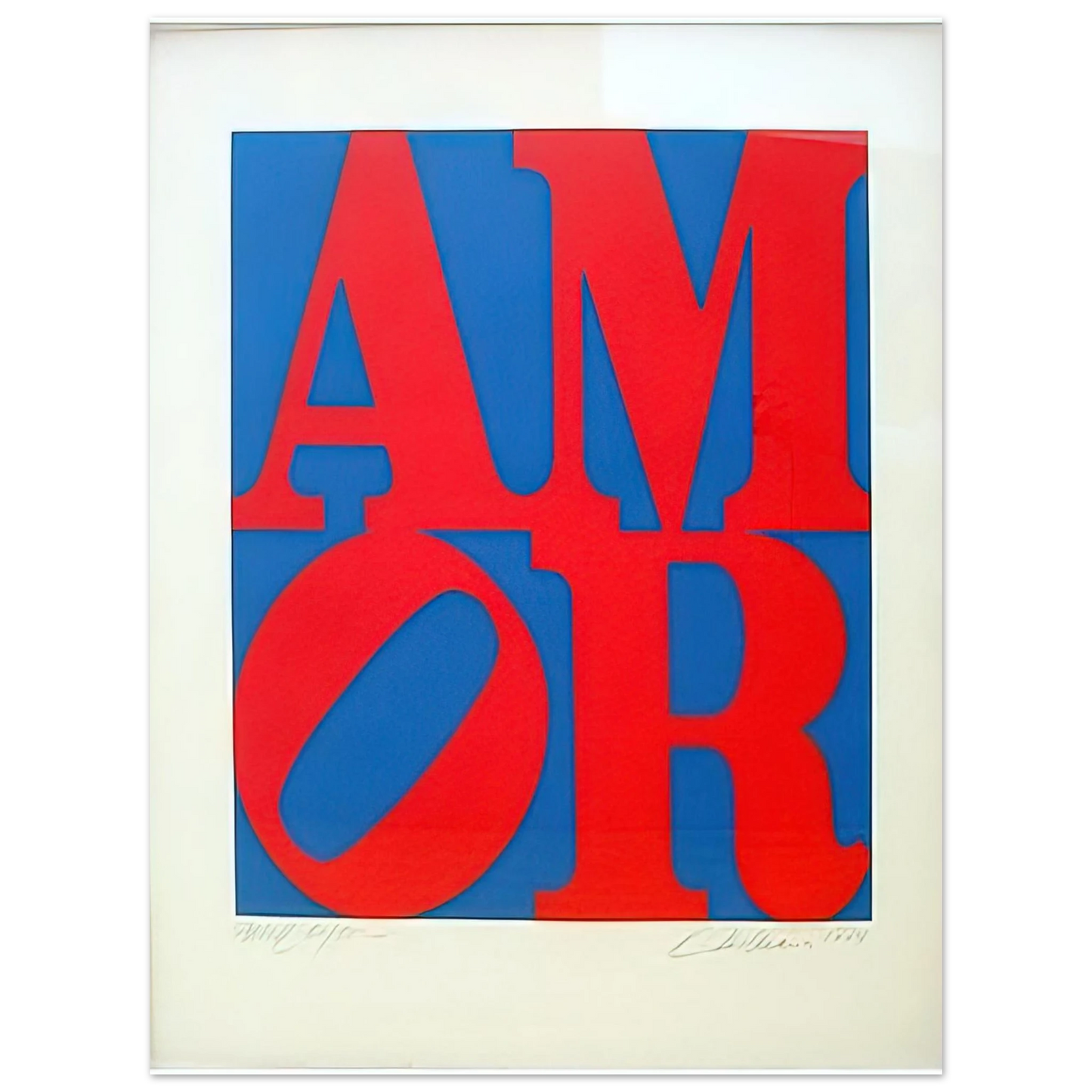Robert Indiana - Amor Fine Art Poster - Default Title