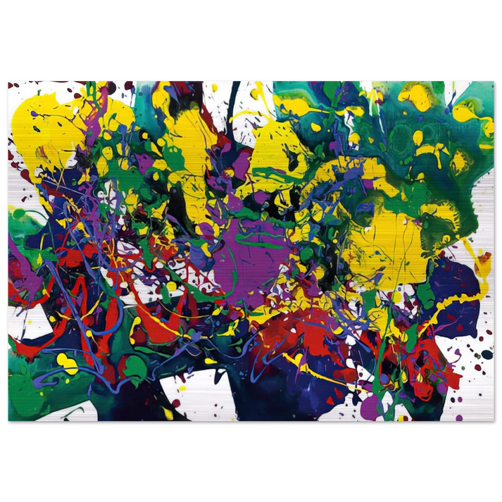 Untitled SFP94-107 SFF1751 - Sam Francis Brushed Aluminum Print - 70x100 cm / 28x40 inches | Sam Francis Aluminum Print | Sam Francis Prints