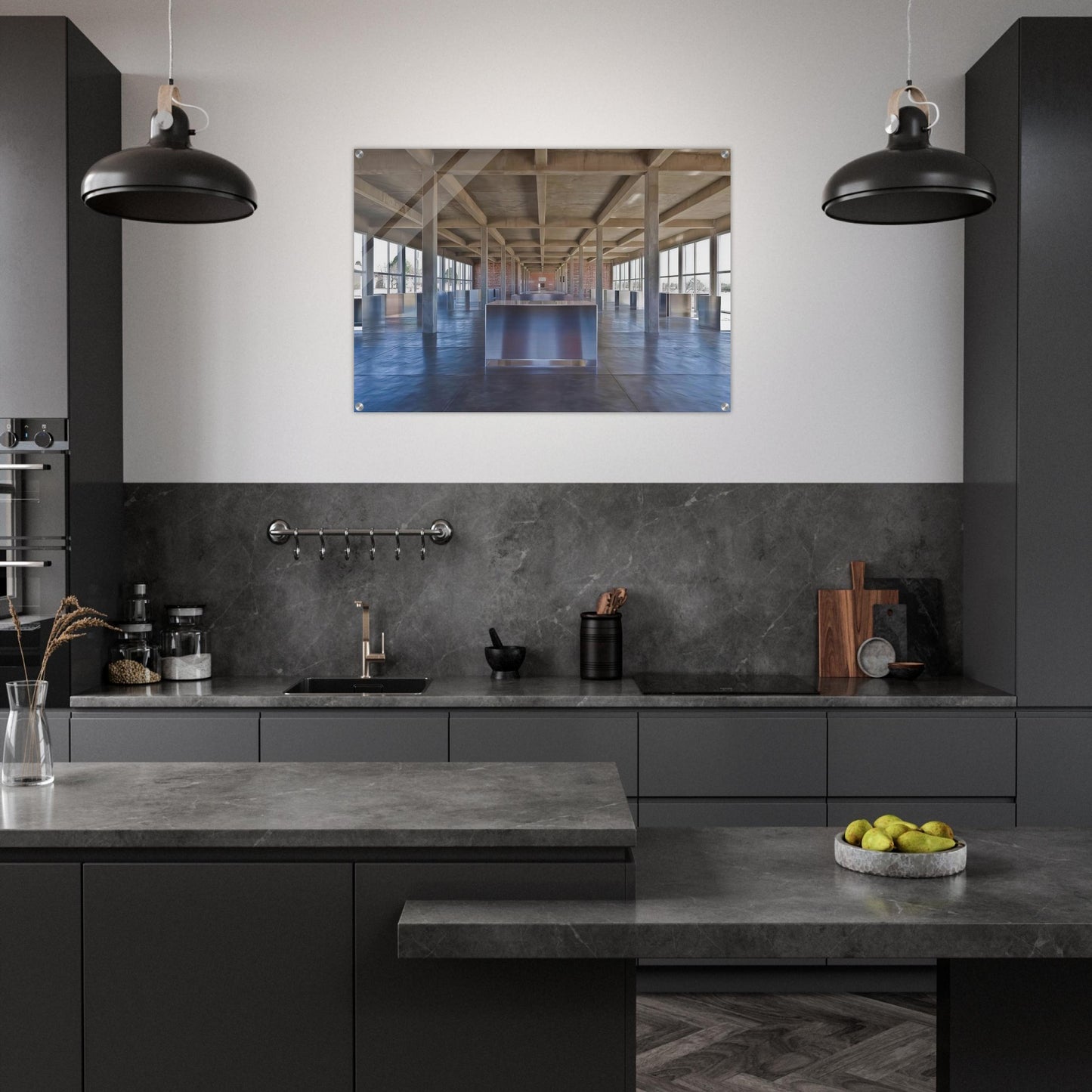 Untitled 100 Untitled Works in Mill Aluminium - 1986 - Donald Judd Acrylic Print - 70x100 cm / 28x40″ inches