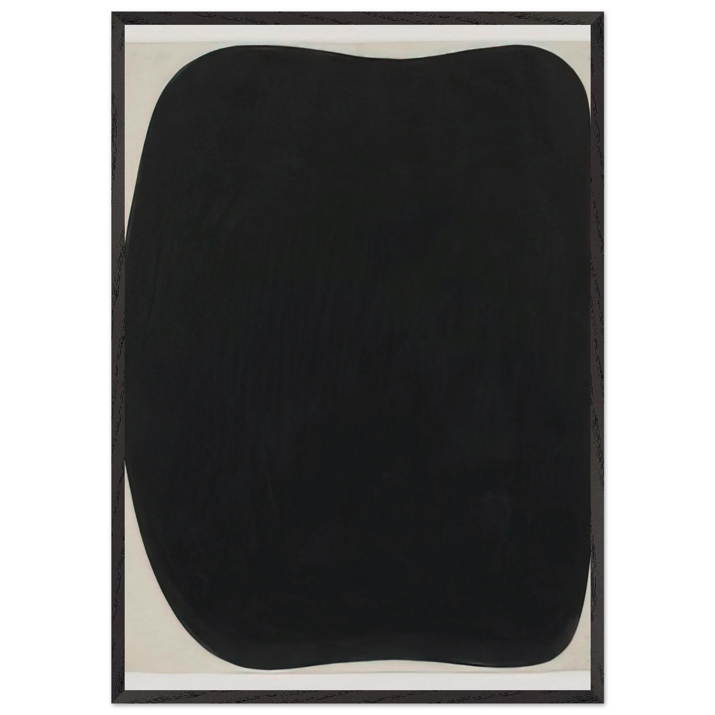 Study for Black Ripe - Ellsworth Kelly 70x100 cm / 28x40 inches Framed Art Print – Black Wooden Frame