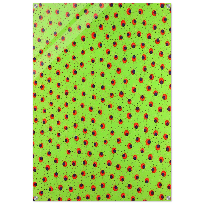 FIELDS IN SPRING 1988 - Yayoi Kusama Acrylic Print - 70x100 cm / 28x40″ inches