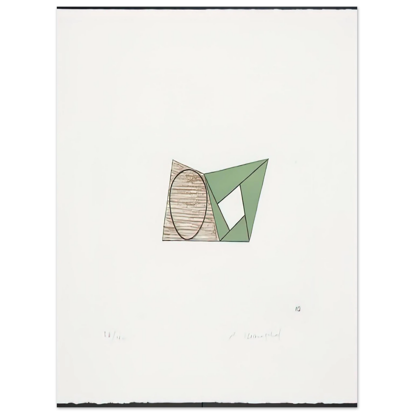 Robert Mangold - PAGES 10 1989 Fine Art Poster - Default Title