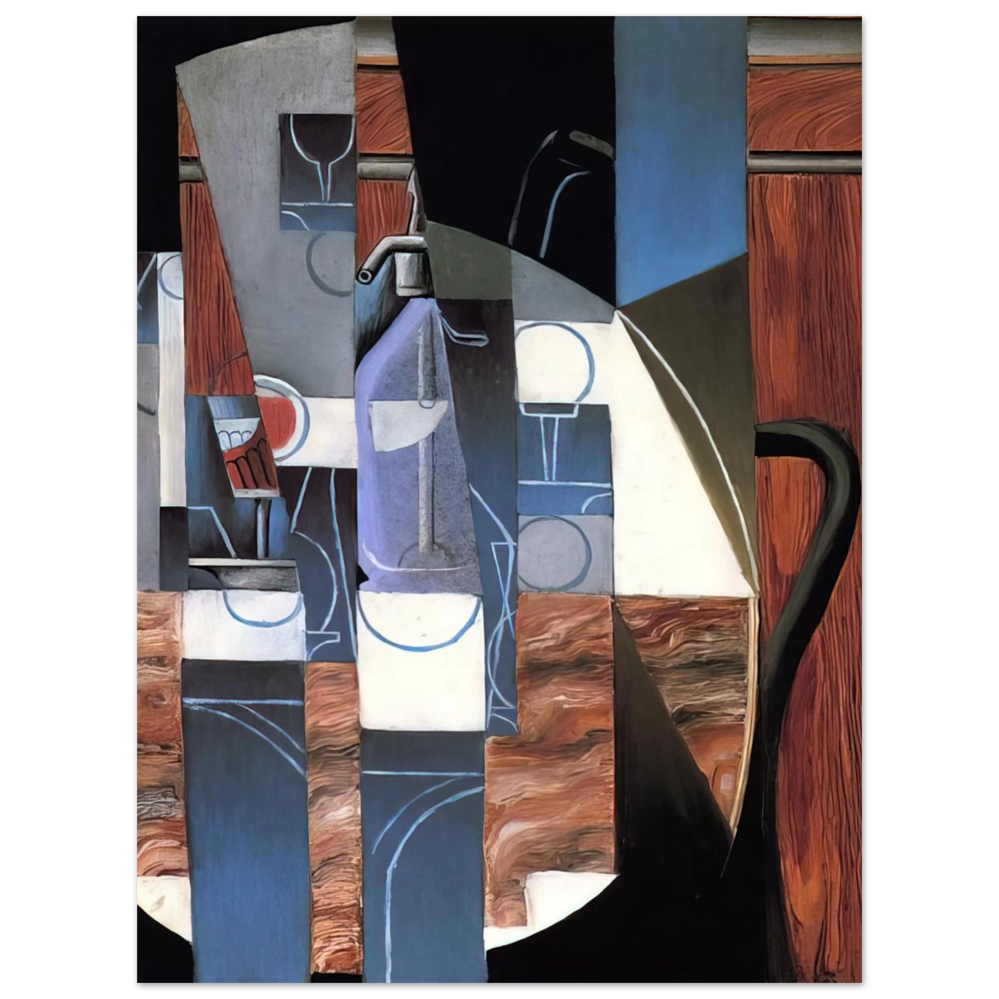 Juan Gris - THE SIPHON 1913 Fine Art Poster - Default Title