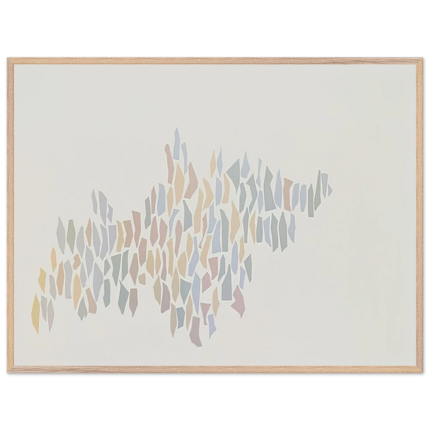 Mark Rothko - Untitled - 1970 Wall Art - 60x80 cm / 24x32 inches - Premium Wooden Framed Poster With Fine Art Paper - Wood frame