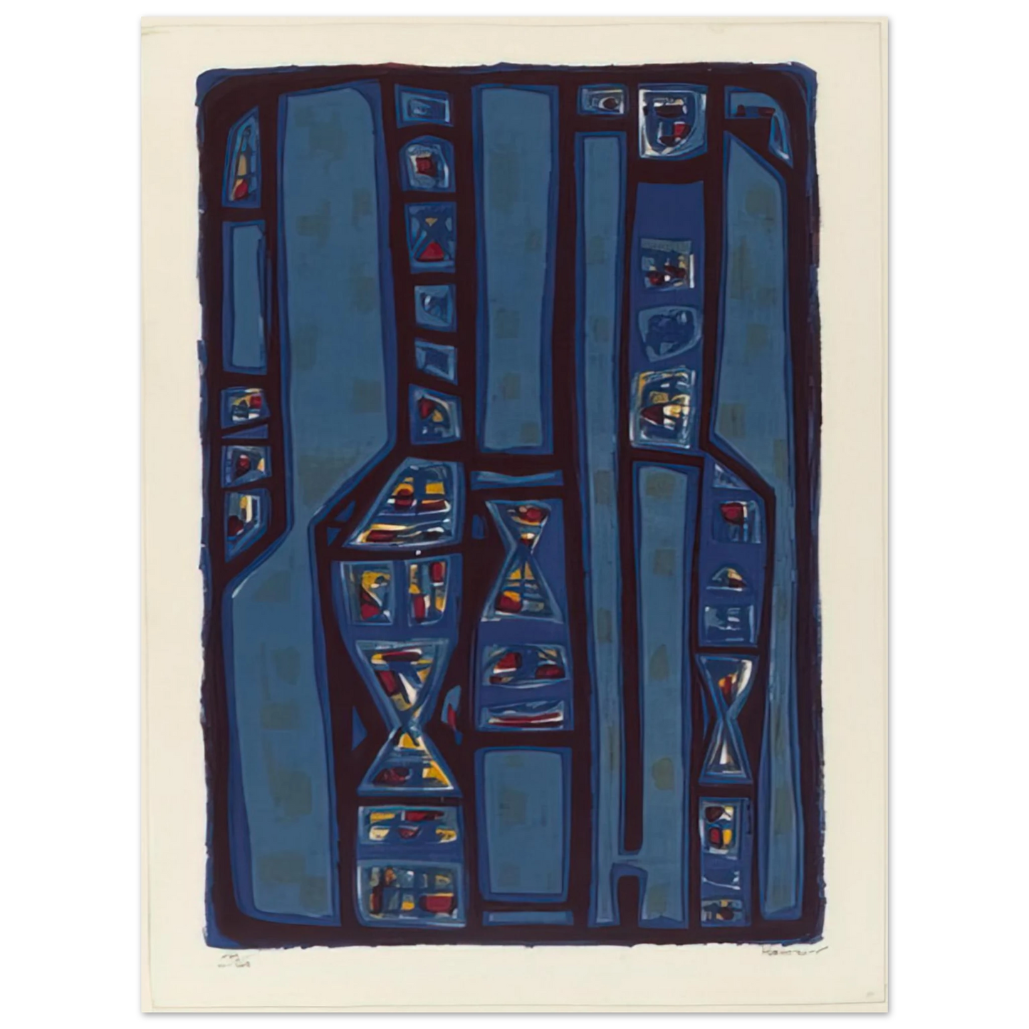 Alfred Manessier - Litanies - 1952 Fine Art Poster - Default Title