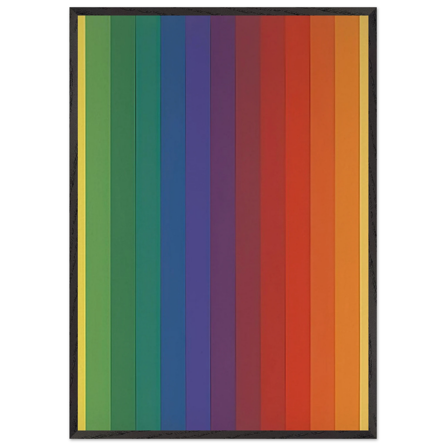 Spectrum IV - Ellsworth Kelly 70x100 cm / 28x40 inches Framed Art Print – Black Wooden Frame