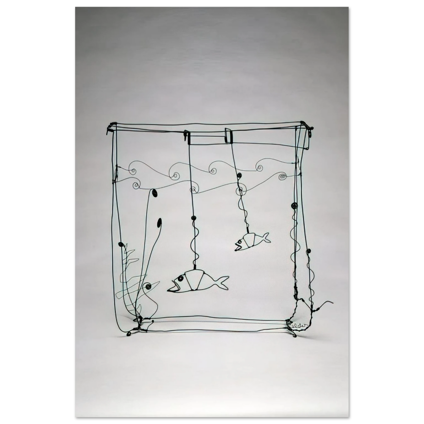 Alexander Calder - GOLDFISH BOWL 1929 Fine Art Poster - 75x100 cm / 30x40 inches