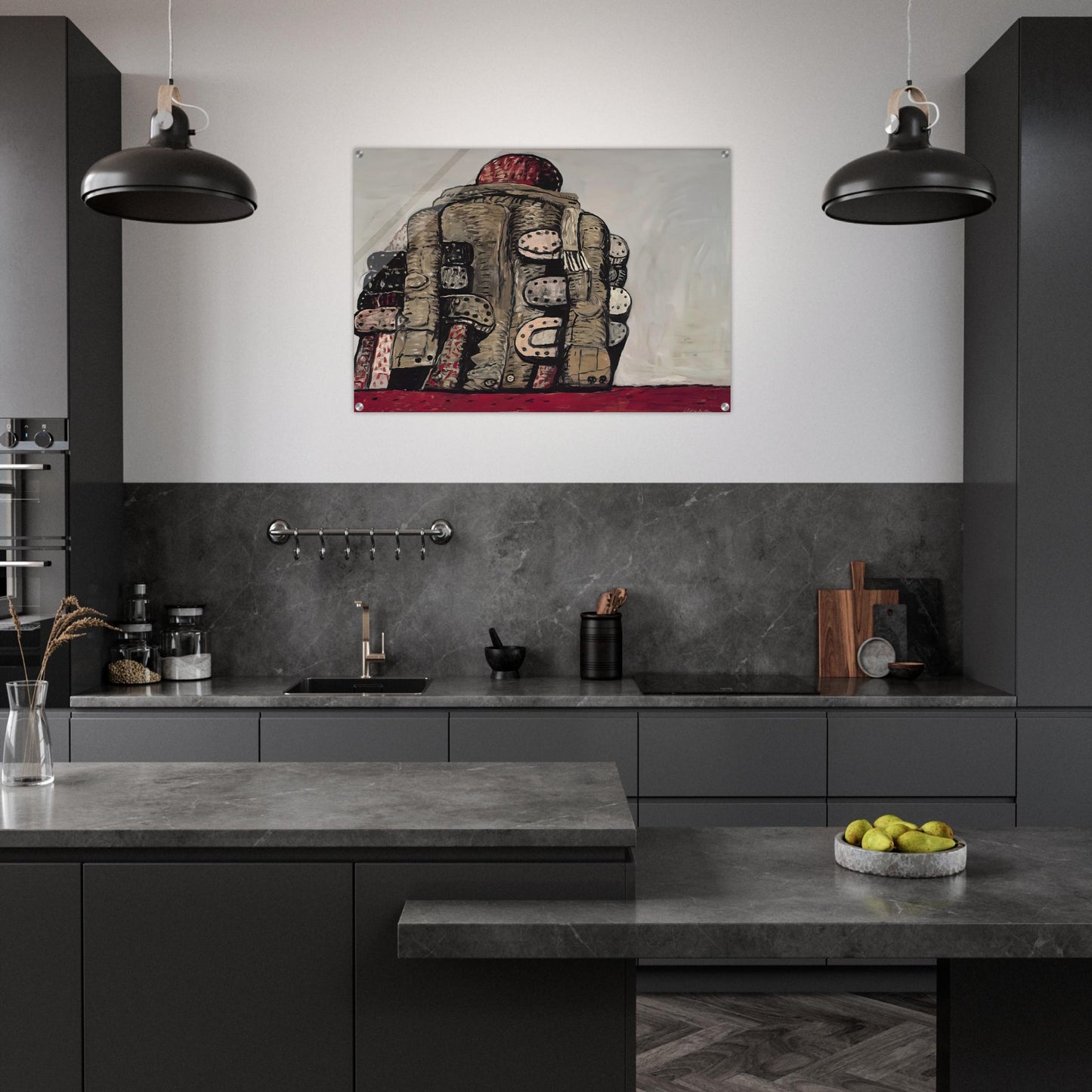 BACK VIEW - Philip Guston Acrylic Print - 70x100 cm / 28x40″ inches