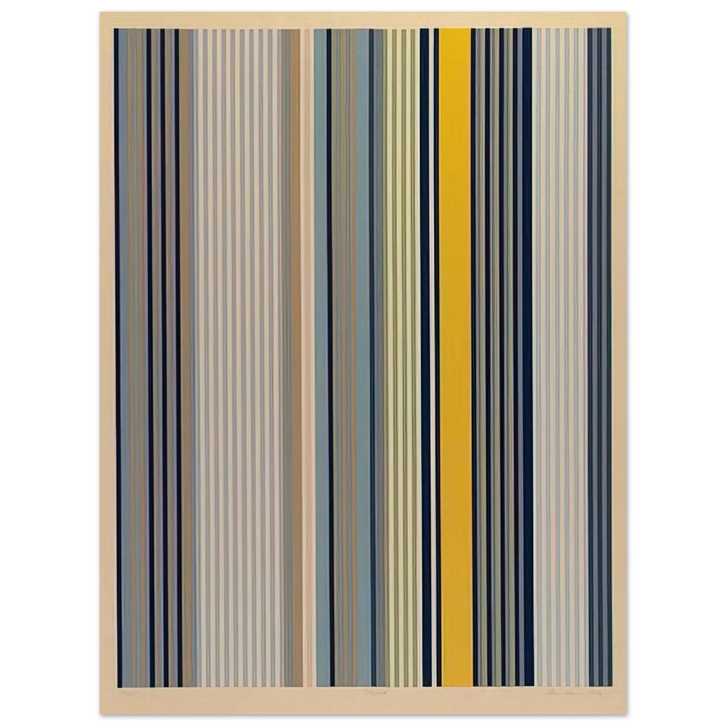 Gene Davis - Signal - 1973 Fine Art Poster - Default Title