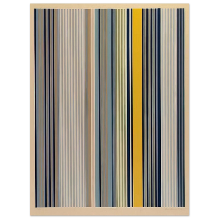 Gene Davis - Signal - 1973 75x100 cm / 30x40inches Fine Art Poster