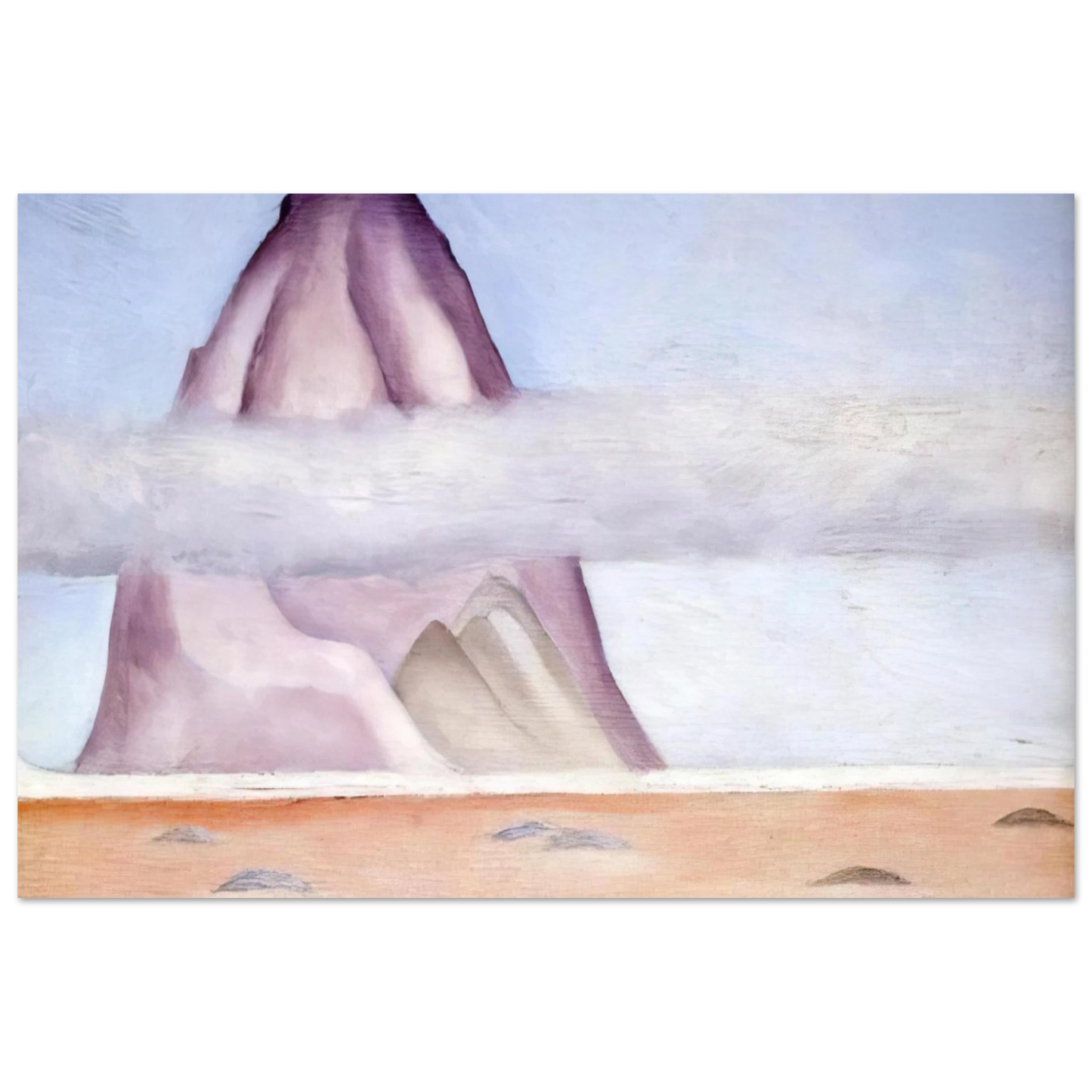 Georgia O'Keeffe - Misty - A Memory Fine Art Poster - 75x100 cm / 30x40 inches