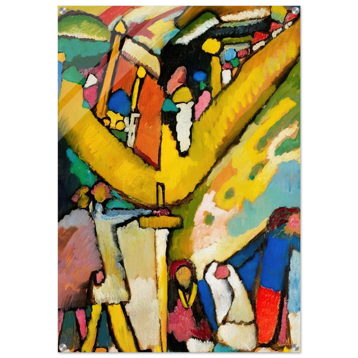 STUDY FOR IMPROVISATION 8 1909 - Wassily Kandinsky Acrylic Print - 70x100 cm / 28x40″ inches