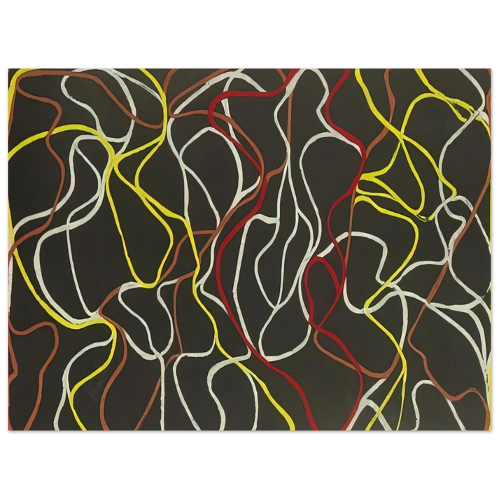 Brice Marden - Beyond Eagles Mere 2 - 2001 75x100 cm / 30x40inches Fine Art Poster