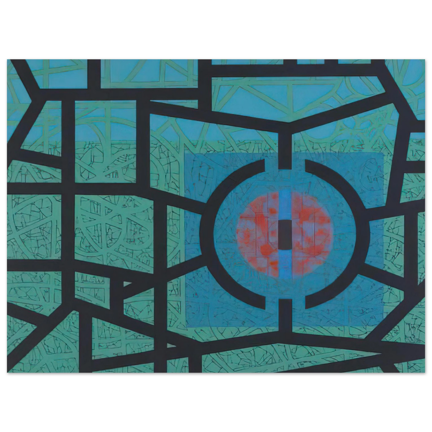 Jimmy Ernst - Interior and Silence - 1967 Fine Art Poster - Default Title