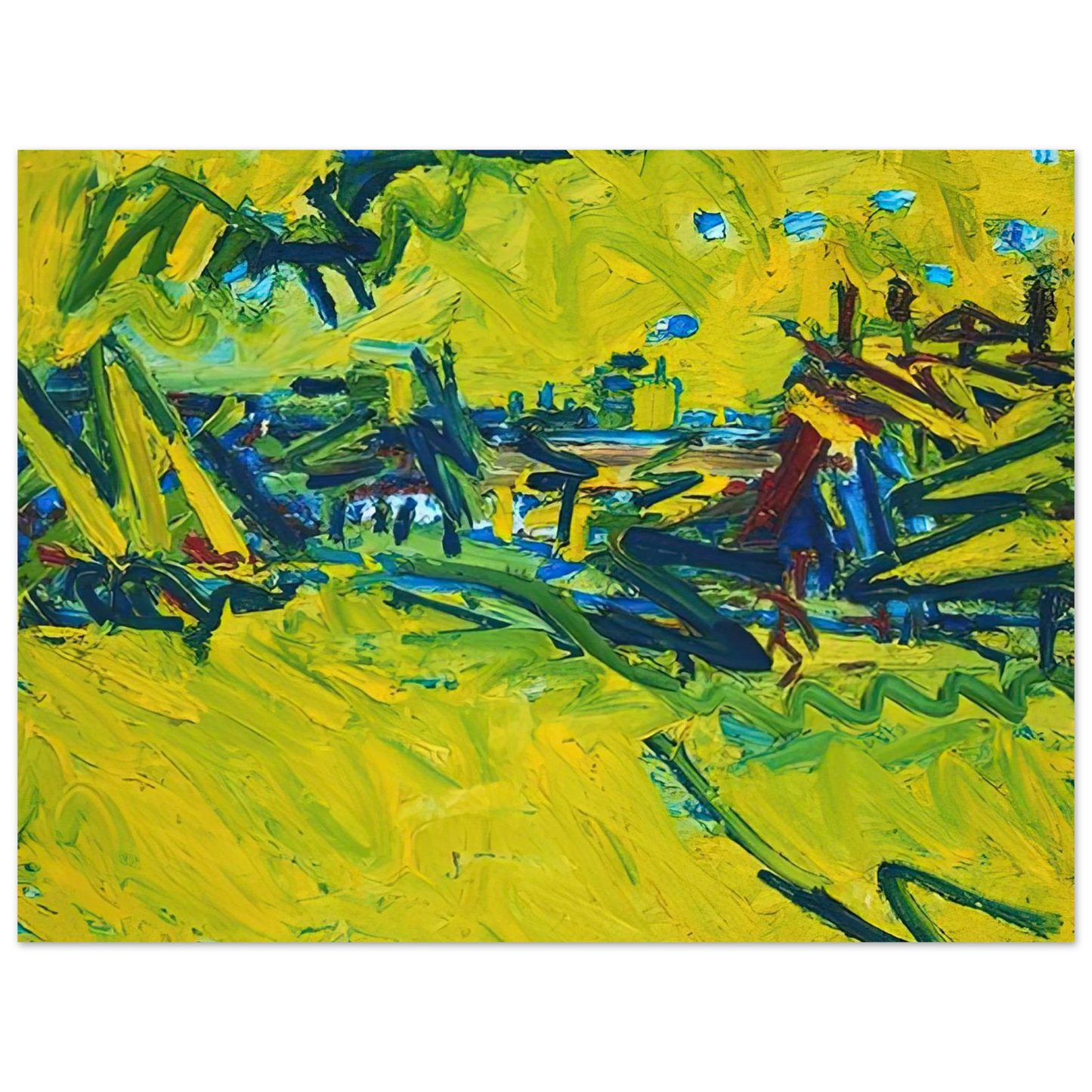 Frank Auerbach - THE ORIGIN OF THE GREAT BEAR 1968 Fine Art Poster - Default Title