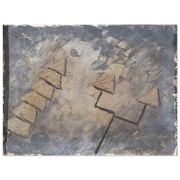 Forrest Bess - Untitled, No. 21 - 1947 75x100 cm / 30x40inches Fine Art Poster