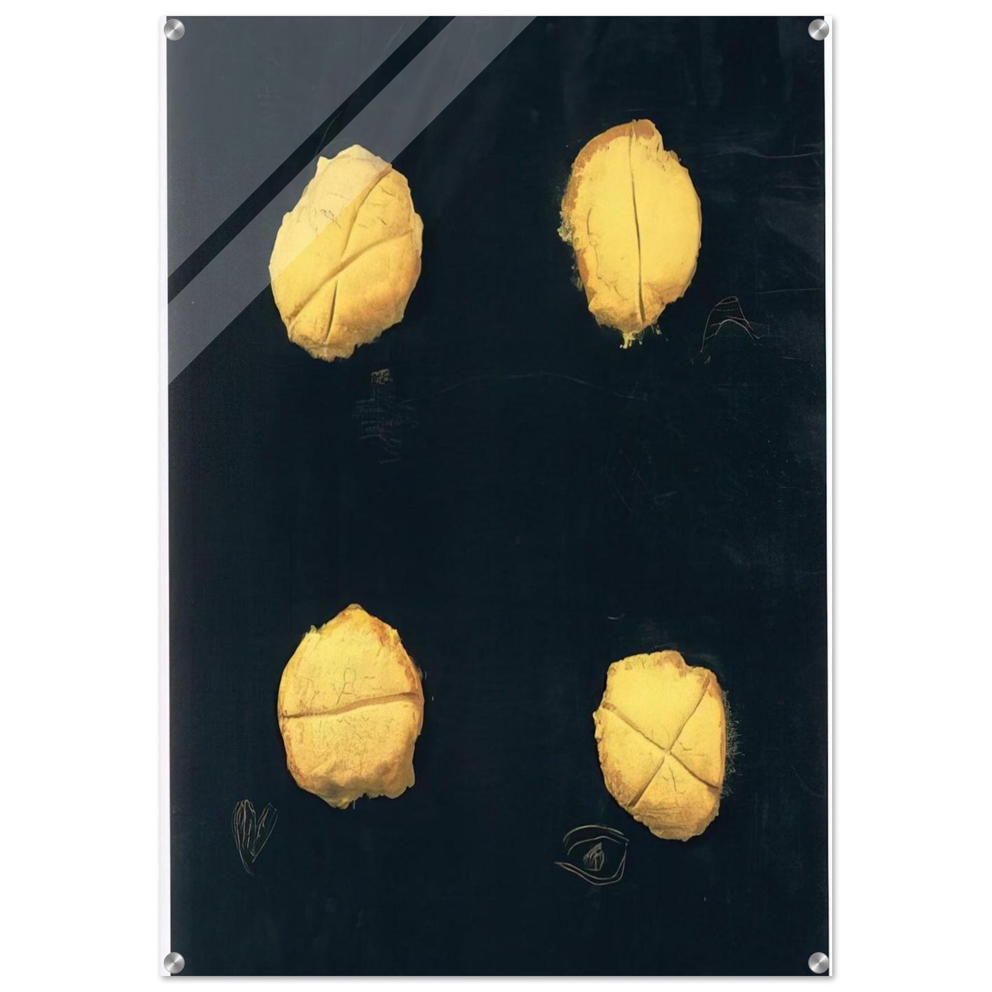 FOUR 1992 - Antoni Tapies Acrylic Print - 70x100 cm / 28x40″ inches