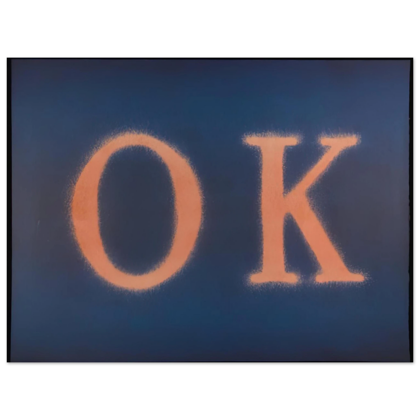 Edward Ruscha - OK STATE I 1990 Fine Art Poster - Default Title