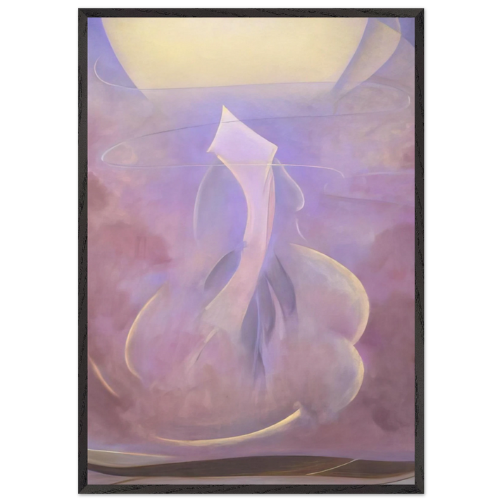 Ascent aka Liberation - 1946 - Agnes Lawrence Pelton 70x100 cm / 28x40 inches Framed Art Print – Black Wooden Frame