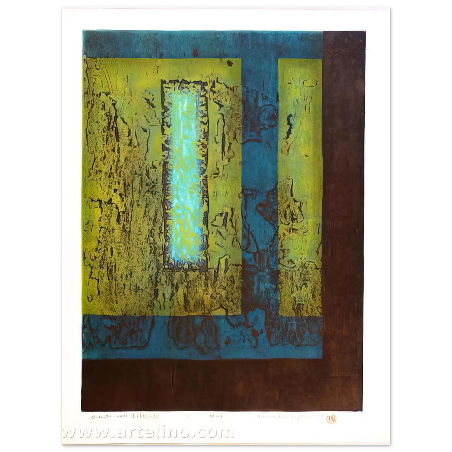 Hiroyuki Tajima - Oriental Wall - 1970 Fine Art Poster - Default Title