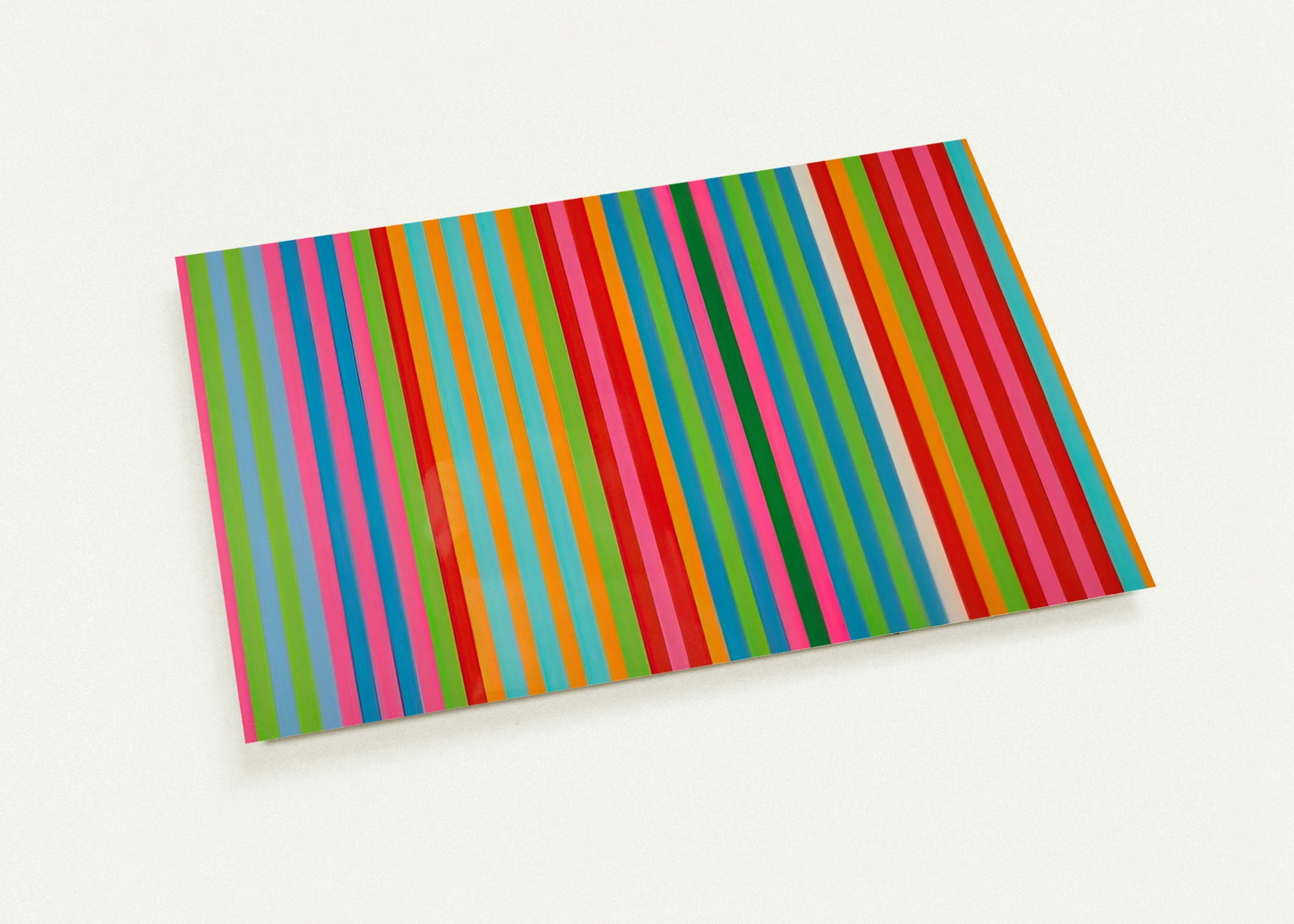 Passion Flower - 1968 By Gene Davis Pack of 10 Post Cards | Gene Davis Post Cards | A6 (10.5 x 14.8 cm) - 4.1 x 5.8 inches