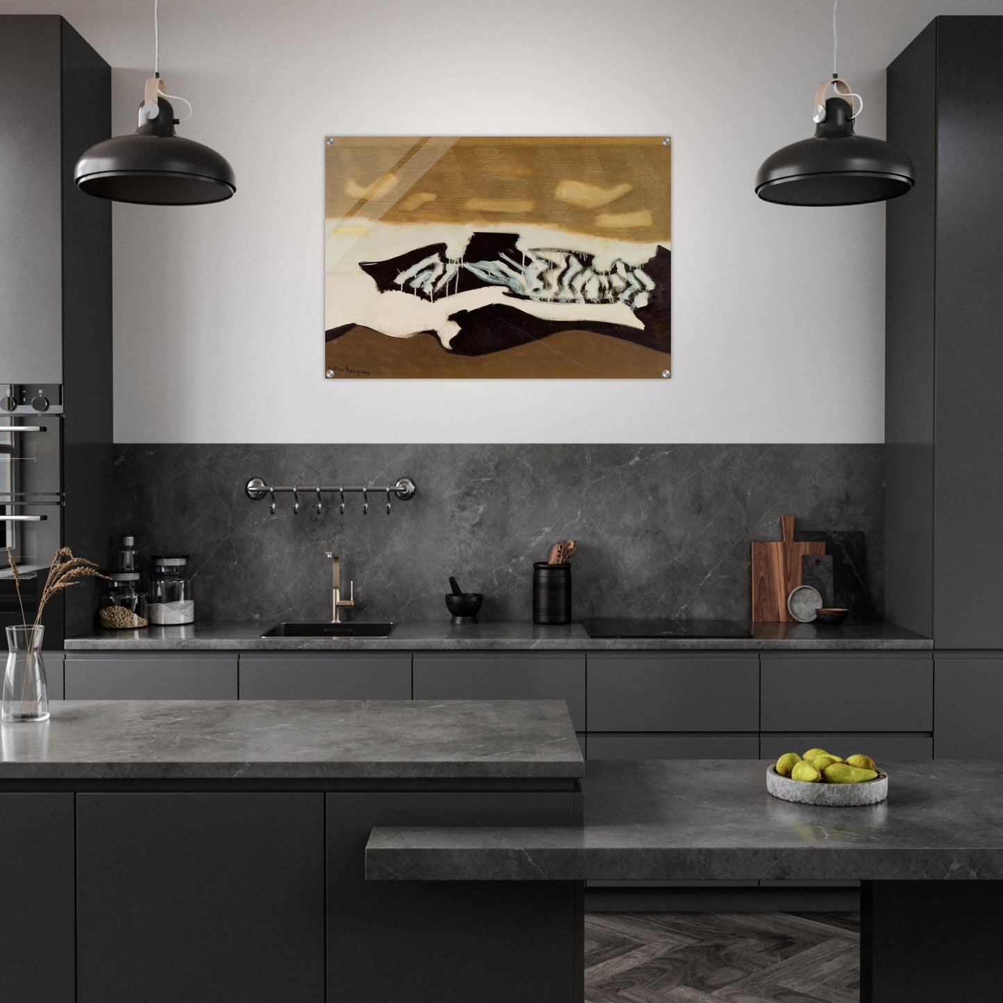 Breaking Sea - 1952 - Milton Avery Acrylic Print - 70x100 cm / 28x40″ inches | Milton Avery Wall Art | Milton Avery Prints