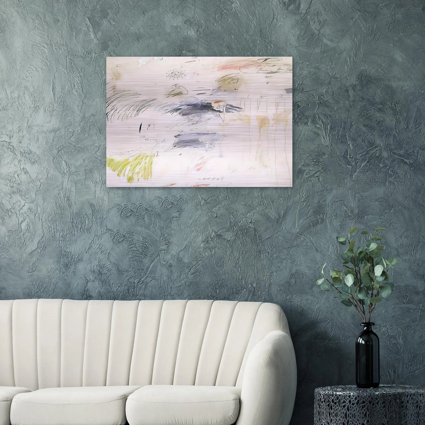 Untitled, Rome - Cy Twombly Brushed Aluminum Print - 70x100 cm / 28x40 inches | Cy Twombly Aluminum Print | Cy Twombly Prints