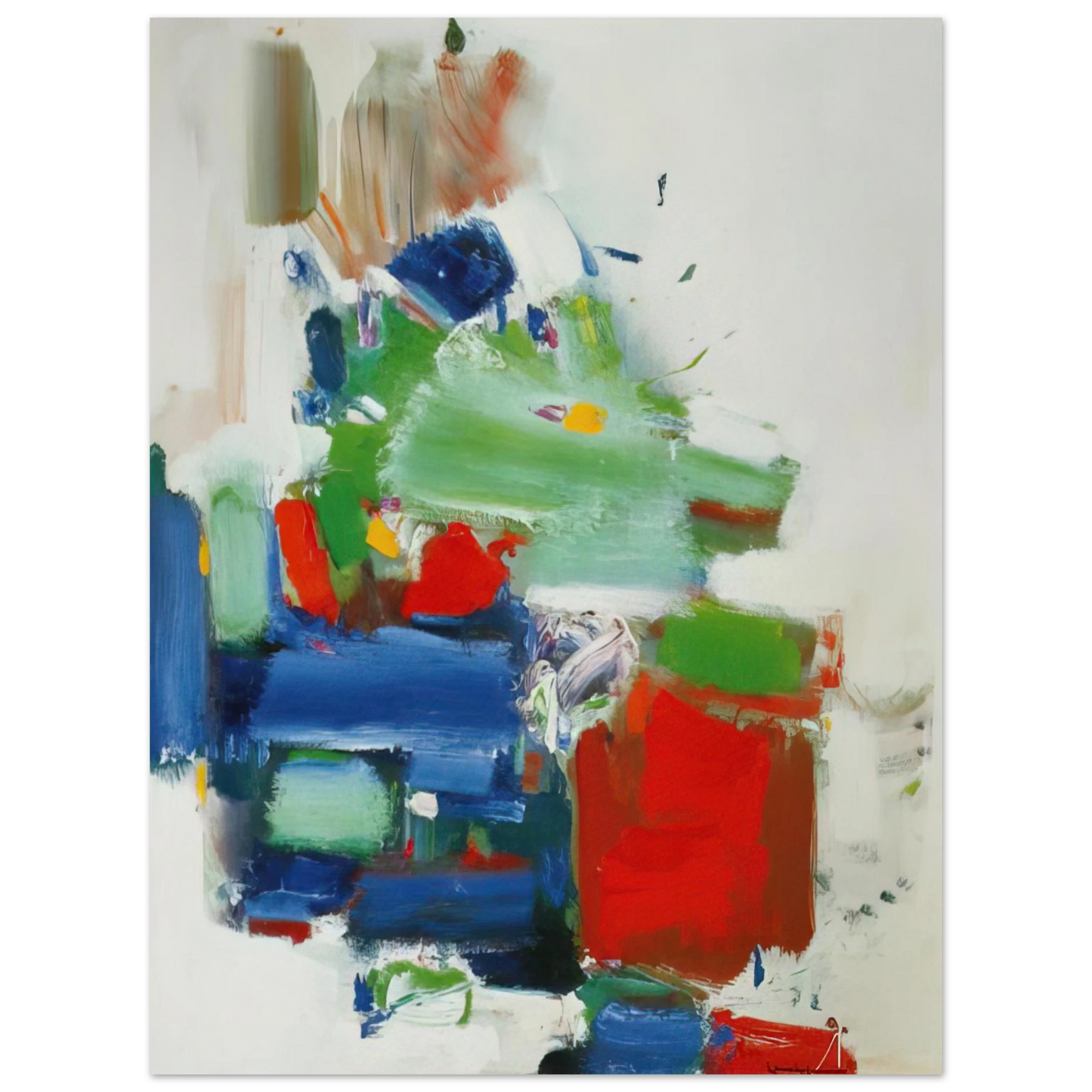 Hans Hofmann - Art Like Love Is Dedication Fine Art Poster - Default Title