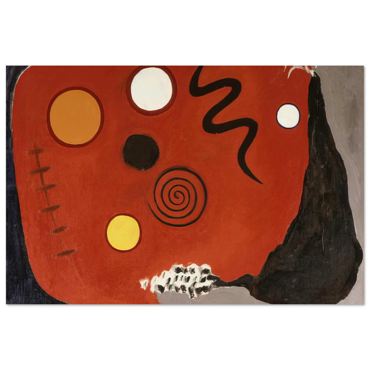 Alexander Calder - THE FUSE 1947 Fine Art Poster - 40x60 cm / 16x24 inches