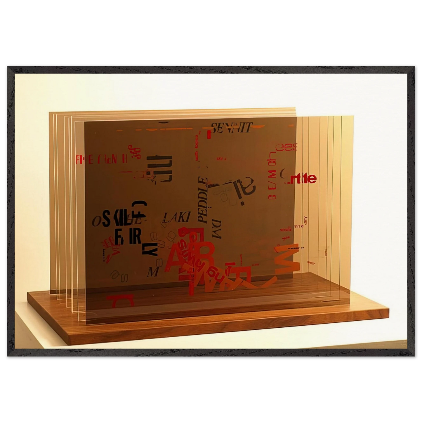 Not Wanting To Say Anything About Marcel II - 1969 - John Cage Framed Art Print – Black Wooden Frame - Default Title - -Framed Art Print