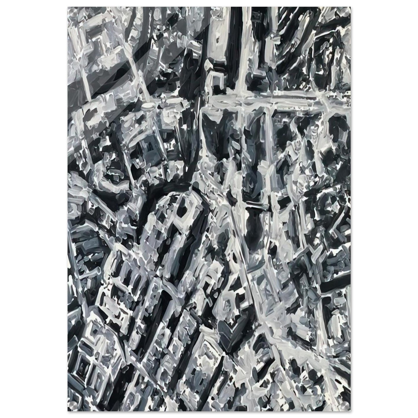 TOWNSCAPE PL 1970 1 - Gerhard Richter Acrylic Print - 70x100 cm / 28x40″ inches | Gerhard Richter Wall Art | Gerhard Richter Prints