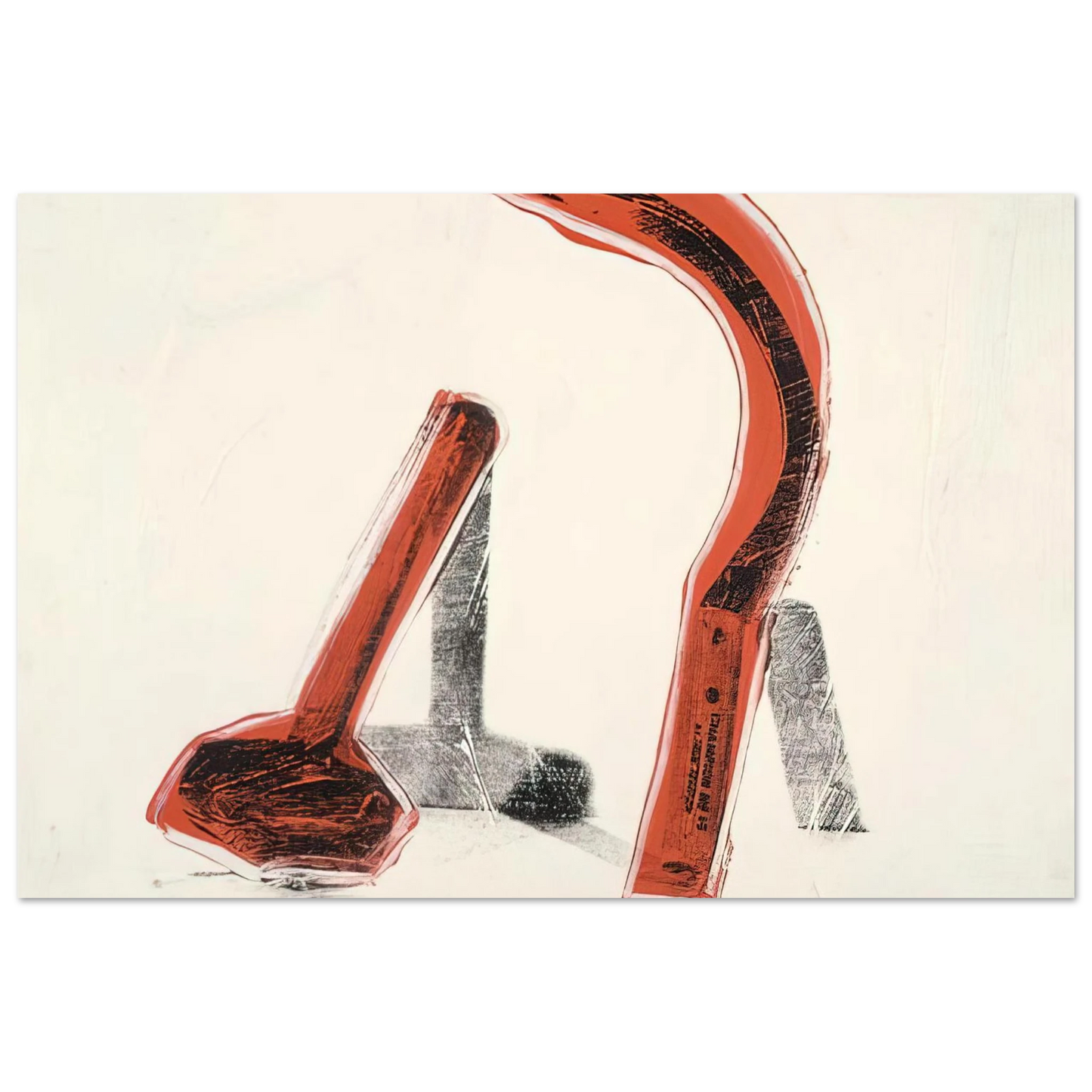 Andy Warhol - Hammer and Sickle Fine Art Poster - 75x100 cm / 30x40 inches