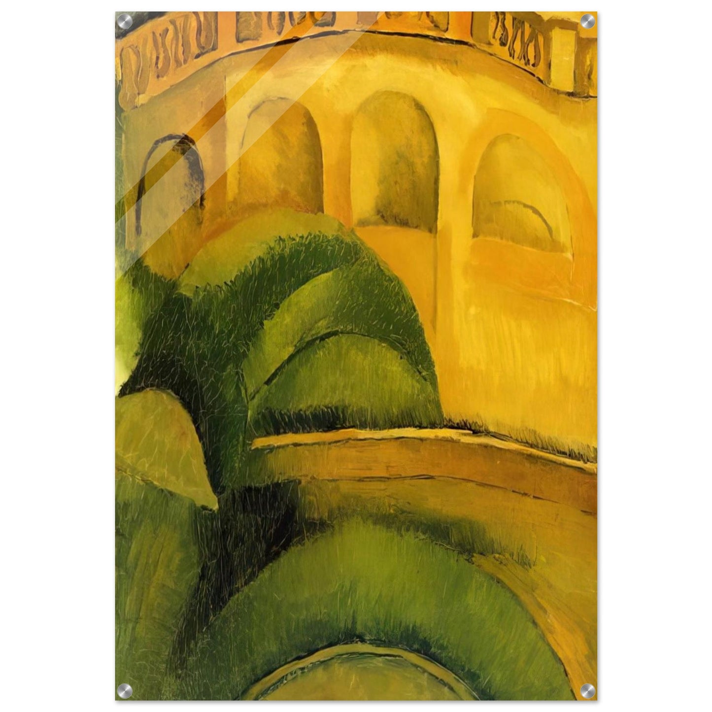 ARCADES AT L ESTAQUE 1908 - Raoul Dufy Acrylic Print - 70x100 cm / 28x40″ inches