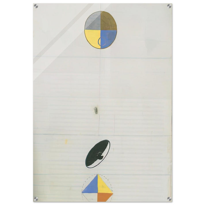 SERIES NO VII NO 3F 1920 - Hilma af Klint Acrylic Print - 70x100 cm / 28x40″ inches | Hilma af Klint Wall Art | Hilma af Klint Prints