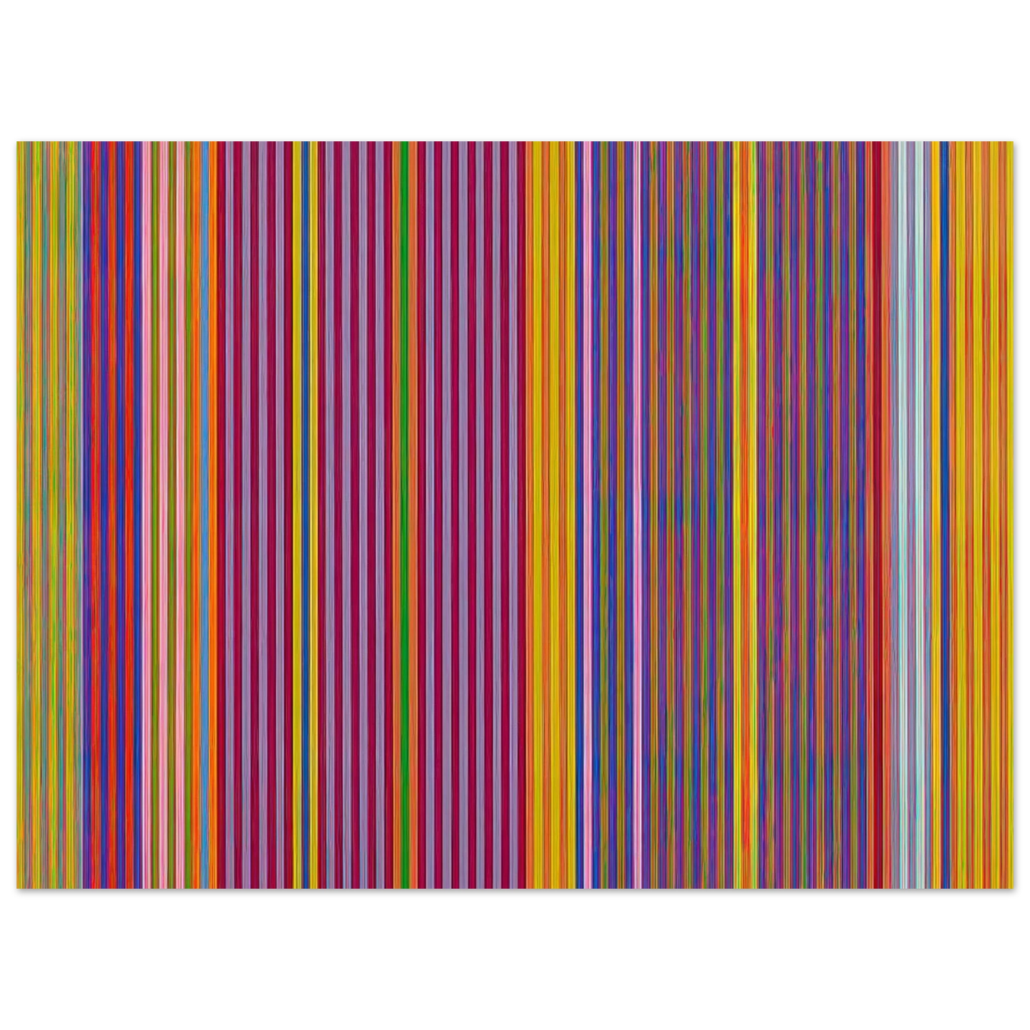 Gene Davis - Tarzan Series I - 1969 Fine Art Poster - Default Title