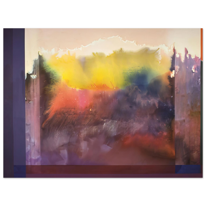 Ronnie Landfield - Vision Of Paradise - 1985 75x100 cm / 30x40inches Fine Art Poster